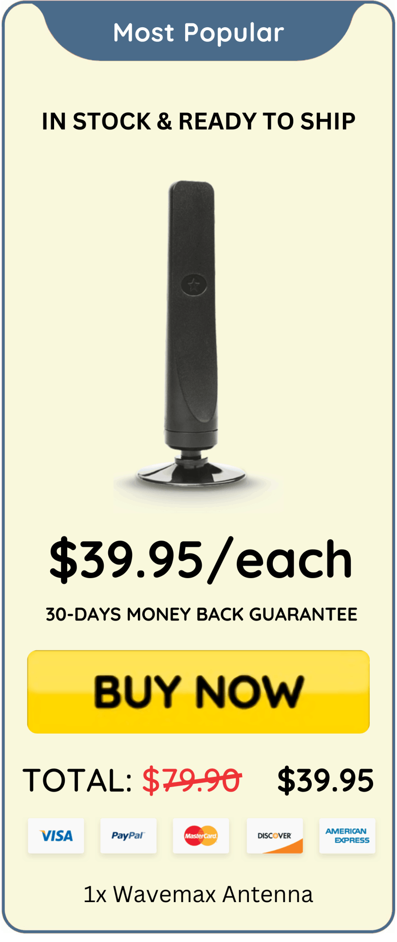 WaveMax Antenna offer price 